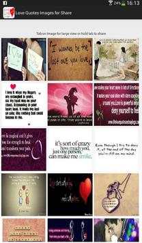 Love Quotes Images for Share screenshot 1