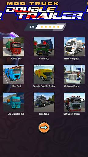 Mod Truck Double Trailer screenshot 2