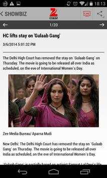 Zee News screenshot 7