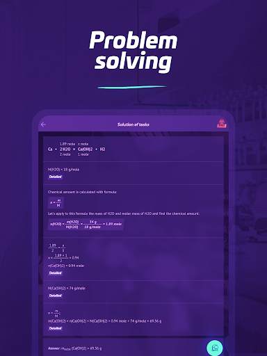 Chemistry X10: reaction solver screenshot 9