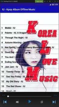 IU - Kpop Album Offline Music screenshot 1
