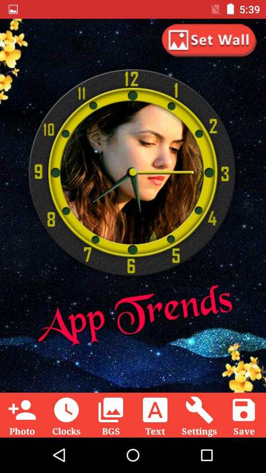 Clock Photo Editor - Analog Clock, Digital Clock 14 تصوير الشاشة