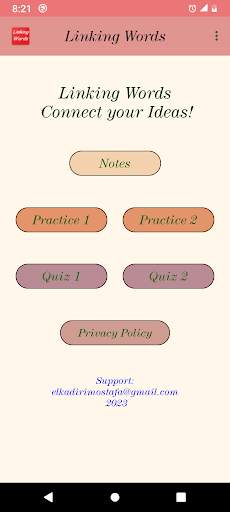 ENGLISH LINKING WORDS screenshot 1