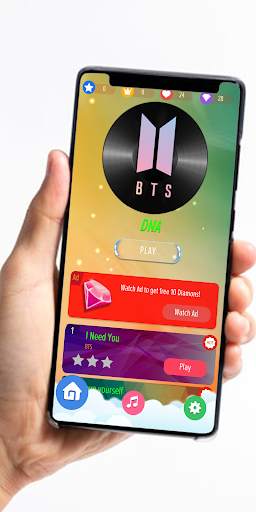 Kpop Bts World Ost - Piano Tiles Game screenshot 1