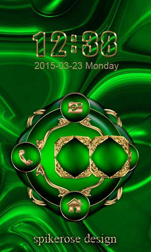 Free Abstract Emerald  Go locker theme screenshot 1