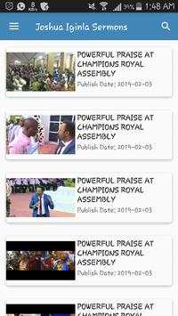 Joshua Iginla Sermons screenshot 2
