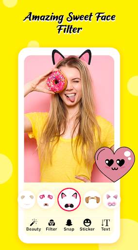 Camera Filter for Snapchet - Snap Cat Face Camera 4 تصوير الشاشة