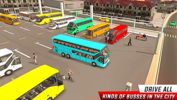 In Bus Driving 2020: Crazy Bus Games 3D screenshot 1