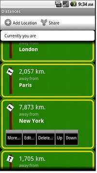 Distances screenshot 1