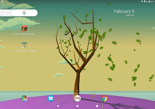 Tree With Falling Leaves Live Wallpaper - FREE screenshot 20