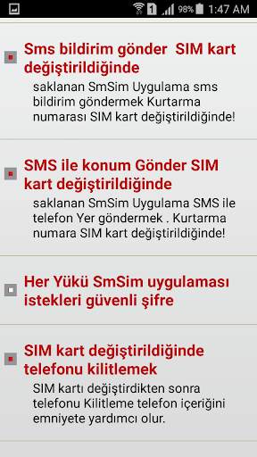 SmSimApp Anti Theft screenshot 8