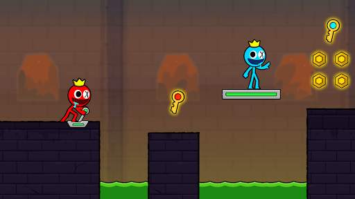 Red and Blue Stickman 2 screenshot 5