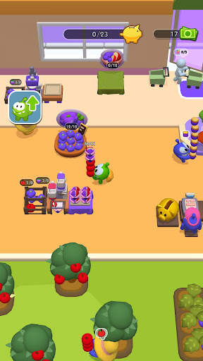Om Nom Mini Garden स्क्रीनशॉट 1