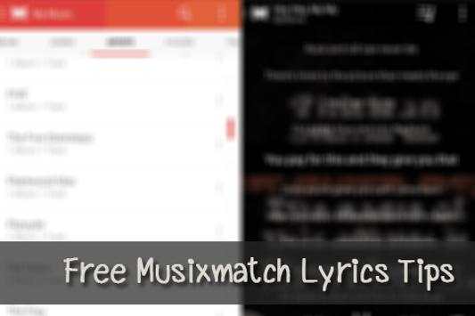 Free Musixmatch Lyrics Tips screenshot 2