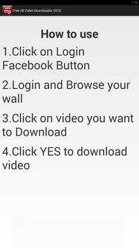All Facebook Video Downloader screenshot 7