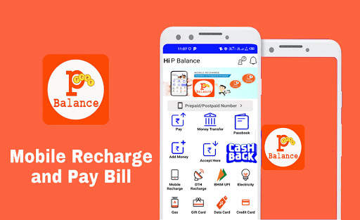 P Balance Earn Money By Recharge And Bill Payment स्क्रीनशॉट 1