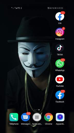 Joker-Anonymous Wallpaper 4K screenshot 5