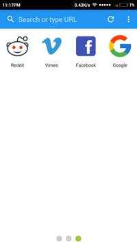 Quickie Mobile Browser screenshot 3