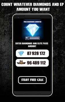 Diamonds 2020 | Free Diamonds & Elite Pass Calc screenshot 3