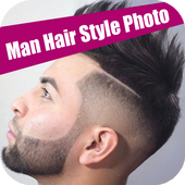 Man HairStyle Photo Free icon