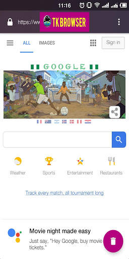 TK Browser 5 تصوير الشاشة