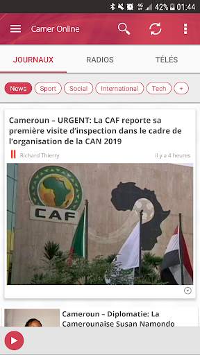 Camer Online - News, Radios and TV screenshot 7