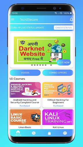 Tech2Secure - Learning App screenshot 1