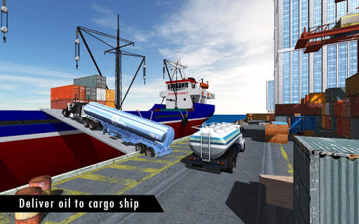 Oil Tanker Fuel Transporter 3D screenshot 4