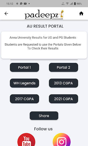 Padeepz - Anna University App screenshot 2