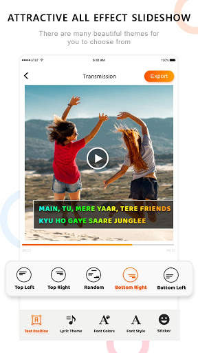 Lyrical Photo Video Maker & Music : Status Saver screenshot 3