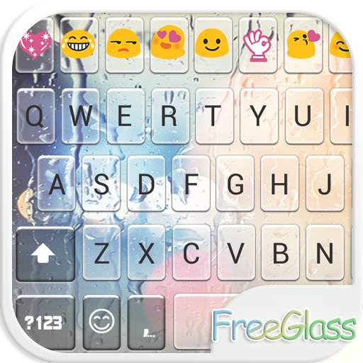 Free Glass Emoji Keyboard Skin 1.8.6