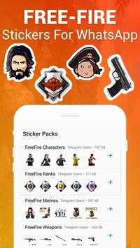 Free Fire Stickers for WhatsApp (WastickerApps) screenshot 1