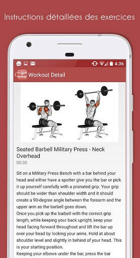Programmes de Musculation screenshot 4