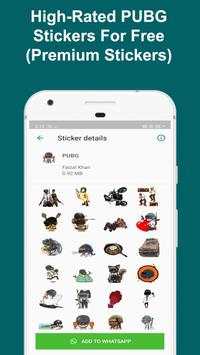 Pub-G Stickers For Whatsapp screenshot 3