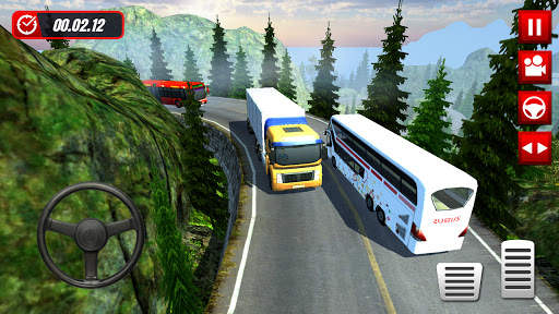 Hill Station Bus Driving Game screenshot 1