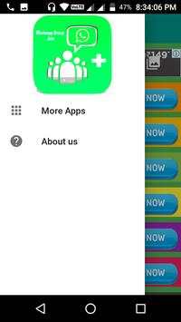 Jion unlimited Groups for whatsApp! screenshot 3