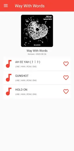 KARD Lyrics Offline screenshot 2