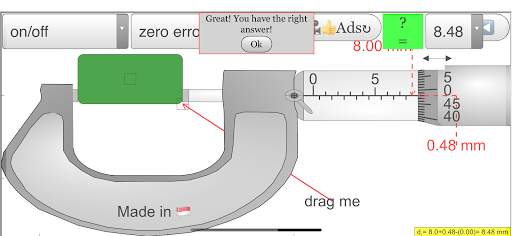 Micrometer Simulator screenshot 4