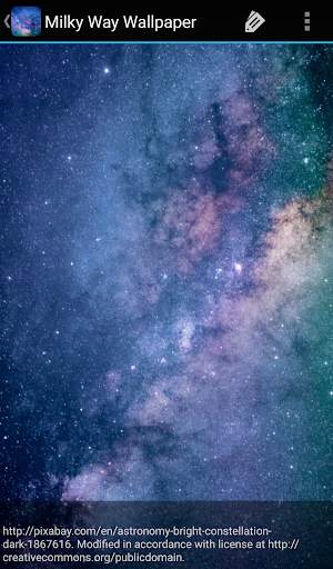 Milky Way Wallpaper screenshot 3