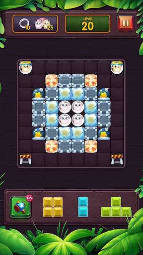Classic Block Puzzle Game 1010: Free Cat Pop Game screenshot 1