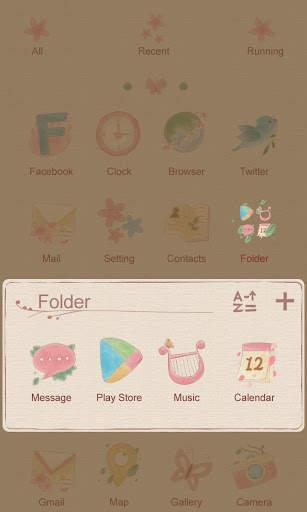 Flora GO Launcher Theme screenshot 3