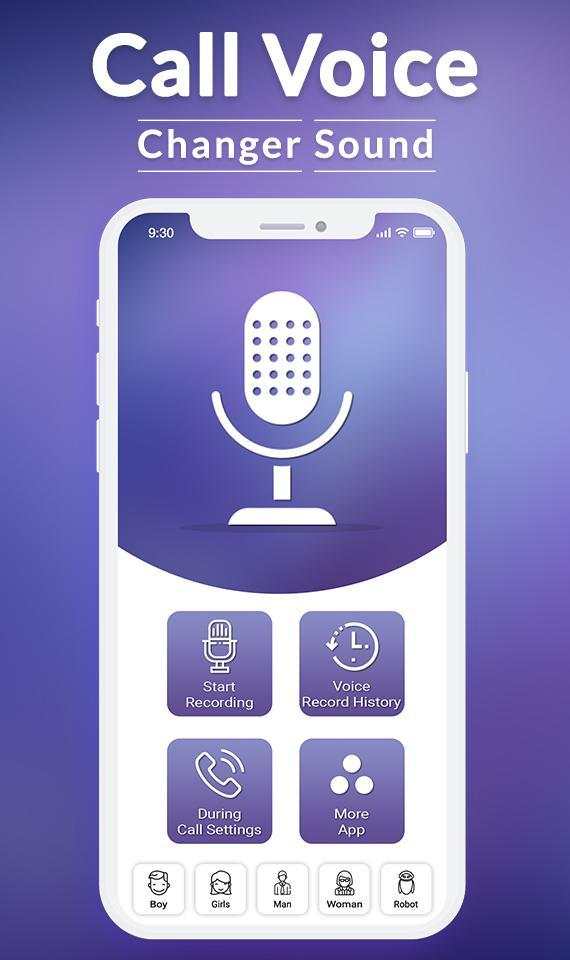 Voice Call Changer - Best Voice Changer App screenshot 1