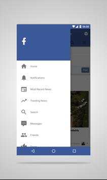 LiteBook for Facebook Twitter screenshot 2