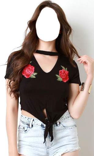 Women Crop Tops Photo Suit screenshot 12