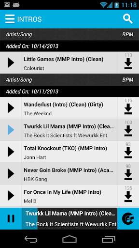 MyMP3Pool screenshot 1