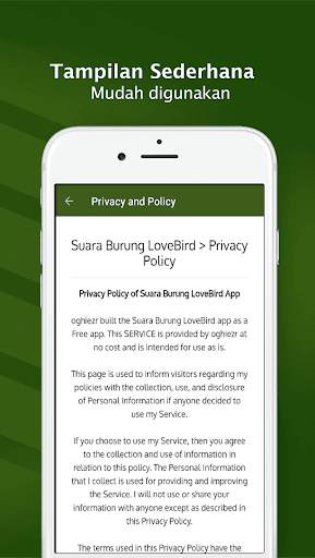 Suara Burung LoveBird MP3 screenshot 5