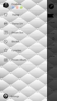 (FREE)GO SMS BLACK&WHITE THEME screenshot 5