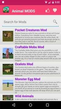 Mod hewan Untuk MCPE. screenshot 2