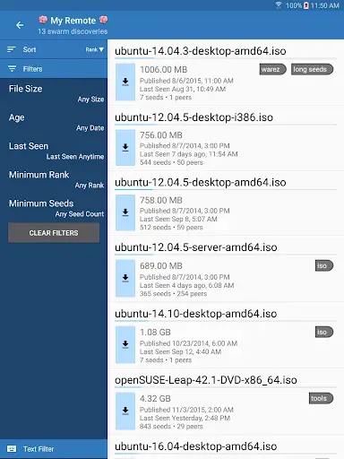 Vuze Remote screenshot 18