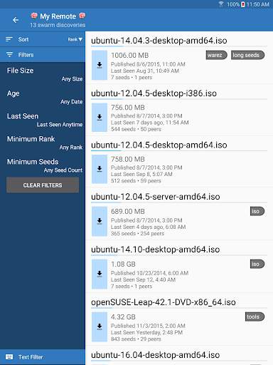Vuze Remote screenshot 18